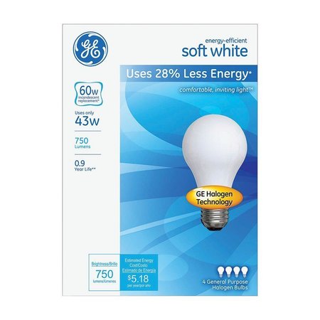 CURRENT Ge4Pk 43W Wht Halo Bulb 66247